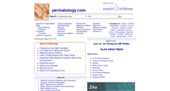 Desktop Screenshot of perinatology.com